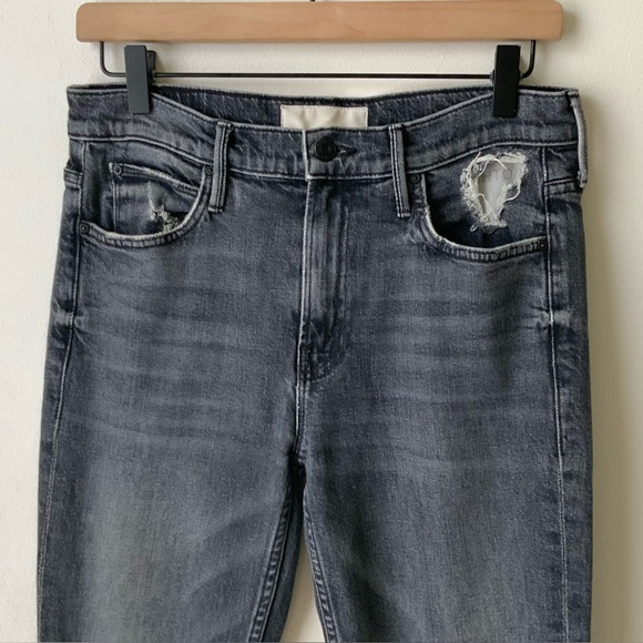 MOTHER SUPERIOR Jeans The Flirt Chew Faded Black Size 27 - Picture 6 of 15